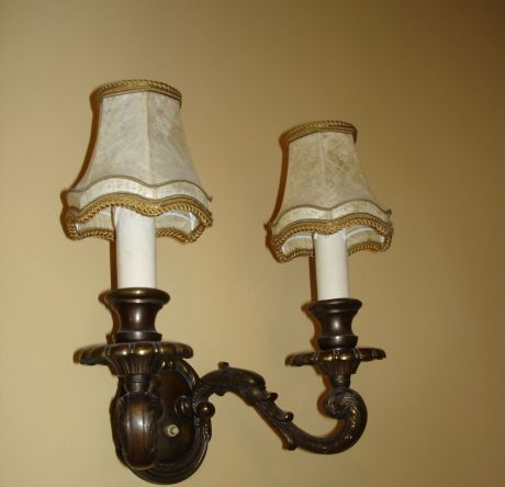 Cow-Bladder lampshades